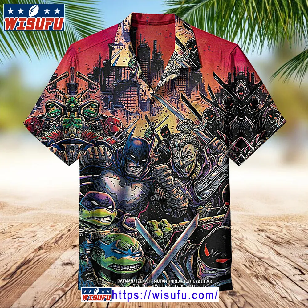 Batman Teenage Ninja Mutant Turtles -universal Hawaiian Shirt