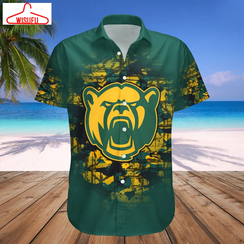 Baylor Bears Camouflage Vintage Hawaiian Shirt, New Fashion Gifts