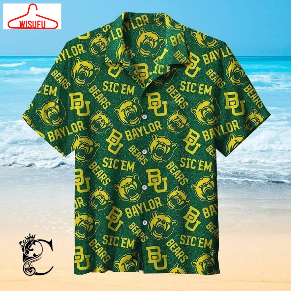 Baylor University Bears Logo Design L Hawaiian Shirt, New Hawaiian Holiday Outfits, New Fashion Gifts