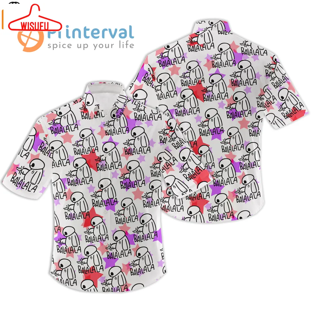 Baymax Balala Big Hero 6 Disney Hawaii Shirt, New Fashion Gifts