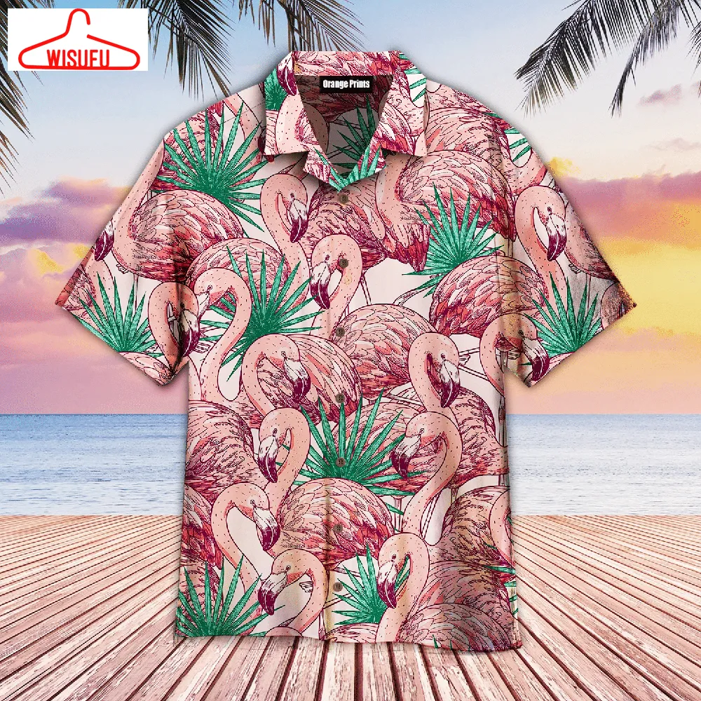 Be Fabulous Like A Flamingo Hawaiian Shirt