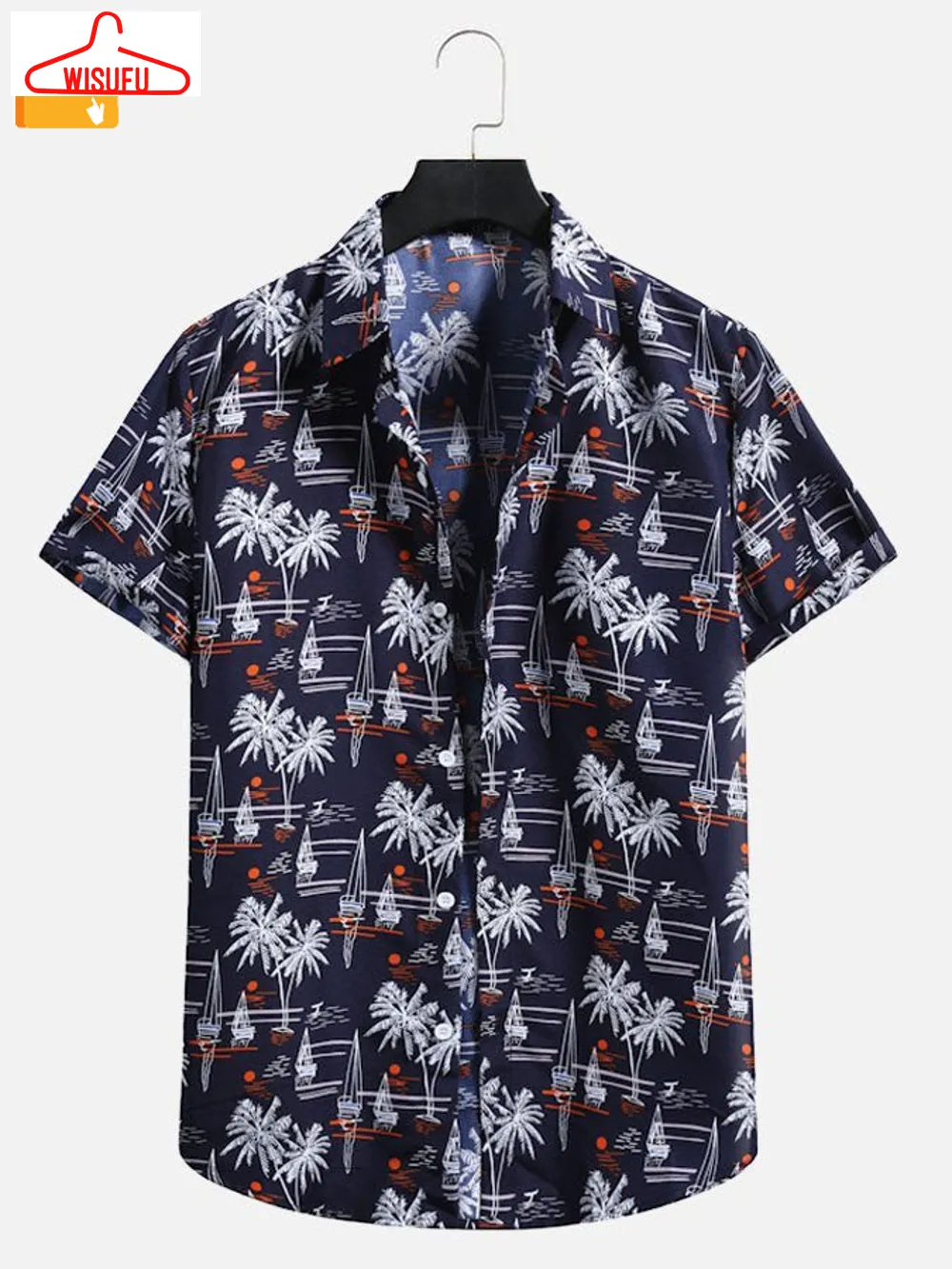 Beach Coconut Tree Hawaiian Shirt, New Fashion Gifts