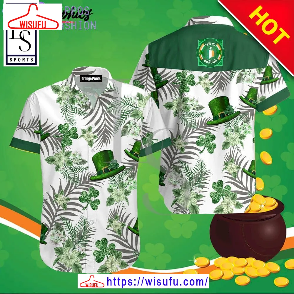 Beach Irish Saint Patrick Day Hawaiian Shirt, New Fashion Gifts