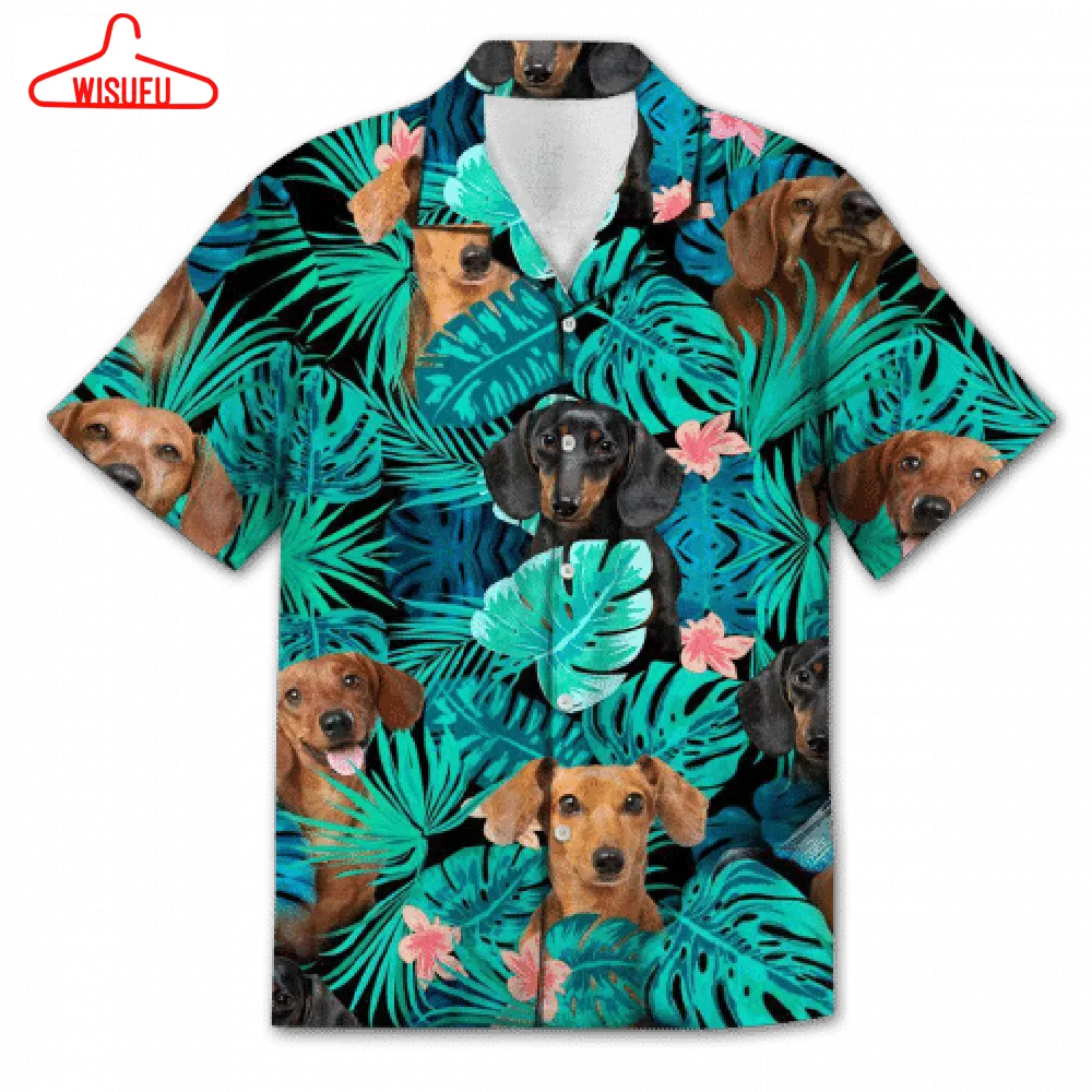 Beach Shirt Discover Cool Dogs Tropical Hawaiian Shirt, New Hawaiian Holiday Outfits, New Fashion Gifts