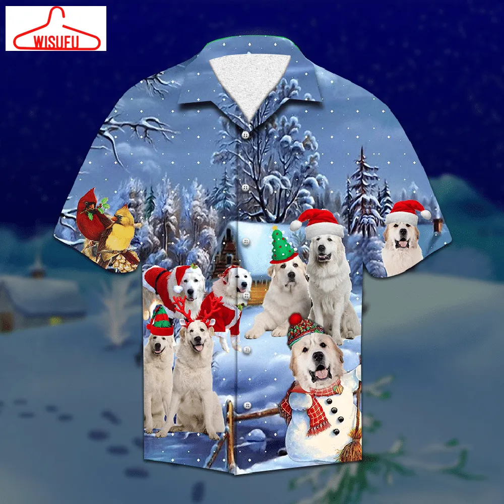 Beach Shirt High Quality Weimaraner Christmas Hawaiian Shirt, New Hawaiian Holiday Outfits, New Fashion Gifts