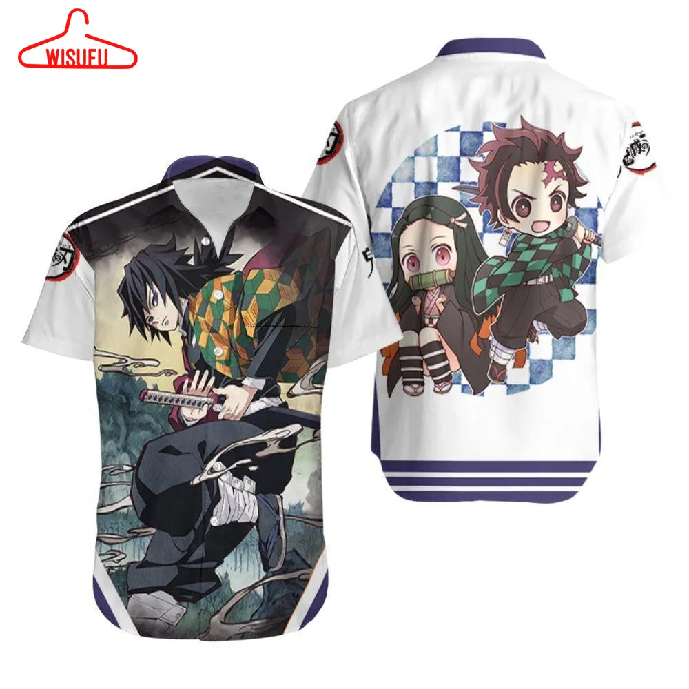 Beach Shirt Kocho Shinobu Kimetsu No Yaiba Hawaiian Shirt, New Hawaiian Holiday Outfits, New Fashion Gifts