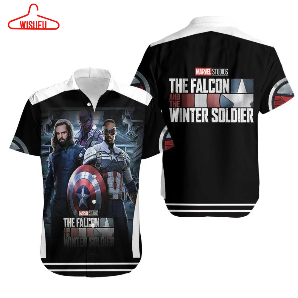 Beach Shirt The Falcon And The Winter Soldier How To Save The World Hawaiian Shirt, New Hawaiian Holiday Outfits, New Fashion Gifts