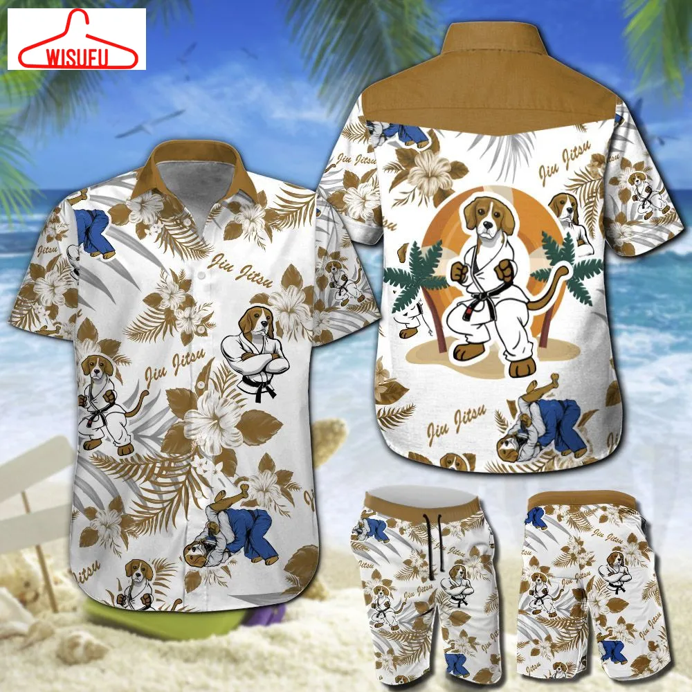 Beagle Jiu Jitsu Hawaiian Shirt 204 Nd4430, New Hawaiian Holiday Outfits, New Fashion Gifts