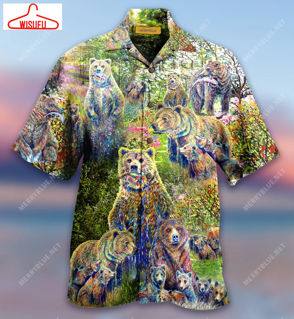 Bears Make Me Happy You Not So Much Hawaiian Shirt, New Hawaiian Holiday Outfits, New Fashion Gifts