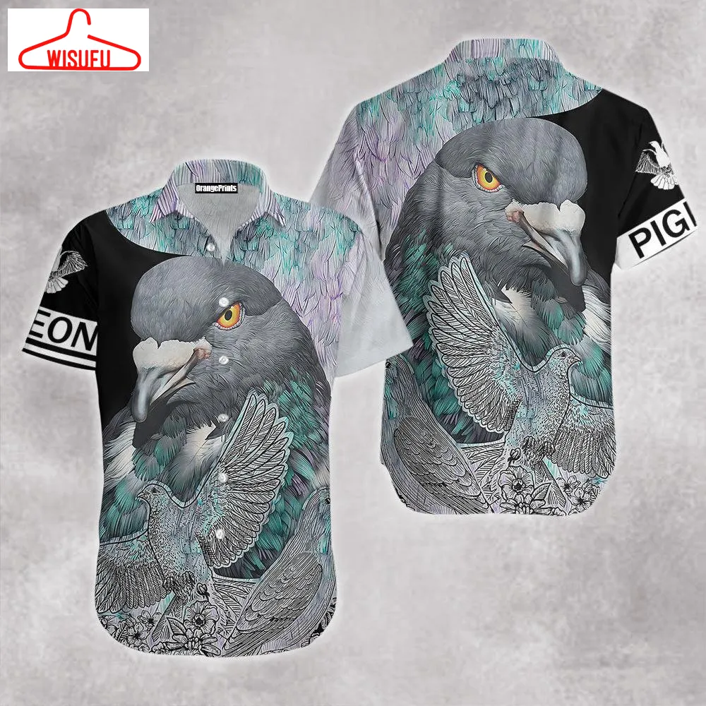 Beautiful Pigeon Hawaiian Shirt