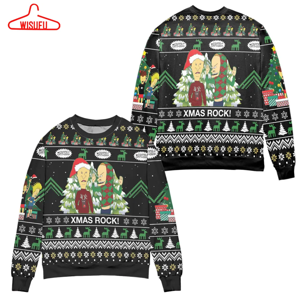 Beavis And Butt-head Xmas Rock! Ugly Christmas Sweater