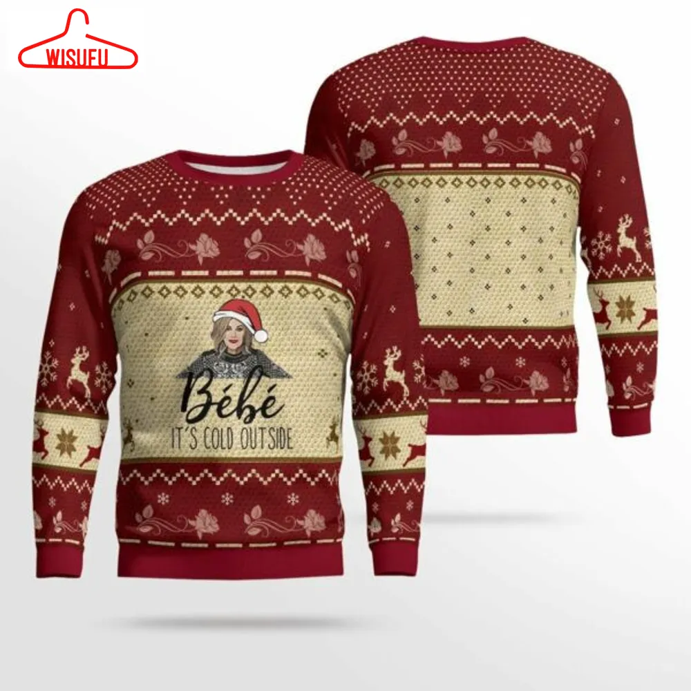 Bebe ItÂs Cold Outside Ugly Sweater, Christmas Gift, Bebe ItÂs Cold Outside Ugly Christmas Sweater