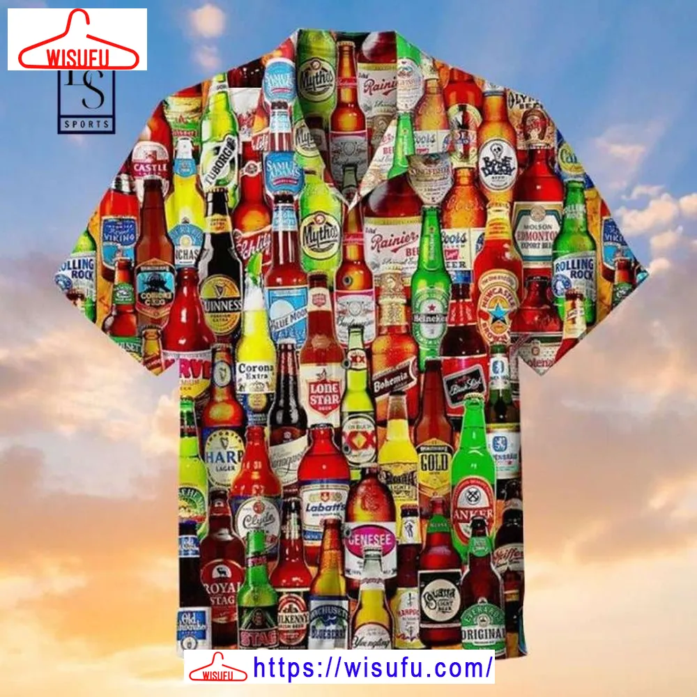 Beer Bottle Major League Puzzle Hawaiian Shirt, New Fashion Gifts