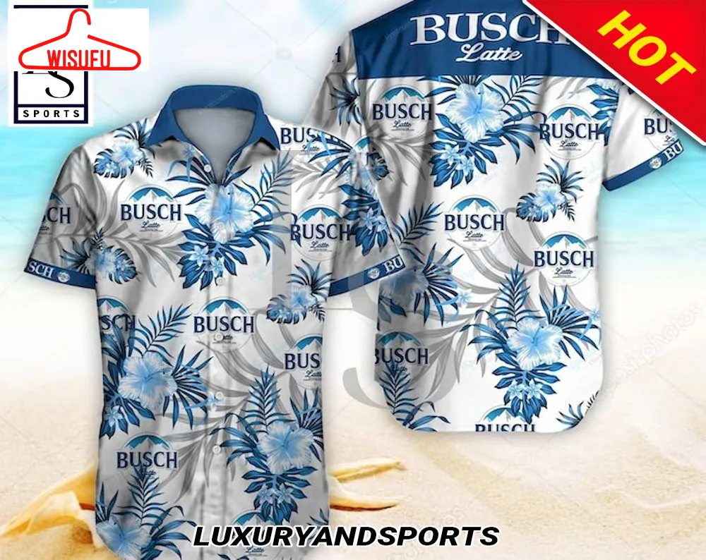 Beer Shirt Busch Light Latte Hawaiian Shirt, New Fashion Gifts