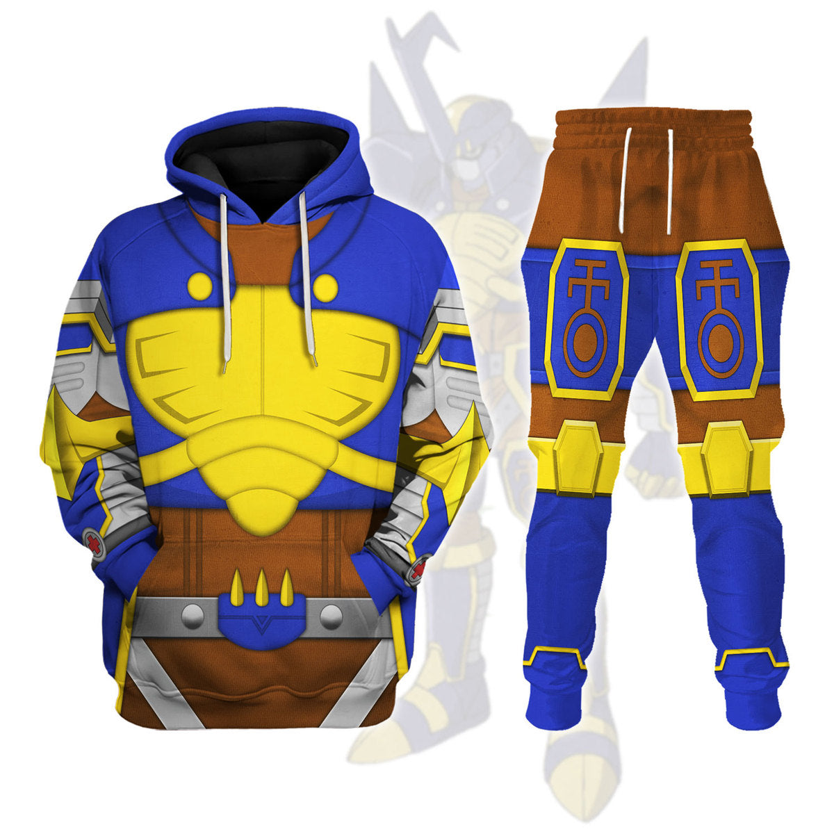 Beetlemon Digimon Frontier Cosplay Track suit 