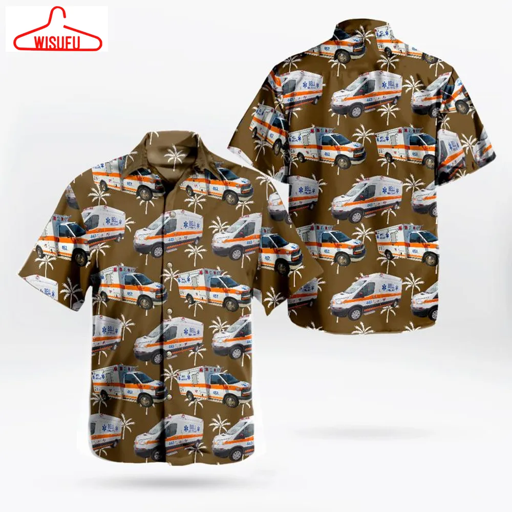 Bell Ambulance Milwaukee Wisconsin Hawaiian Shirt, New Fashion Gifts