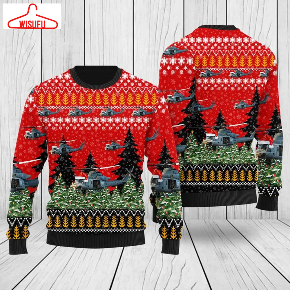 Bell Uh-1y Venom Ugly Christmas Sweater