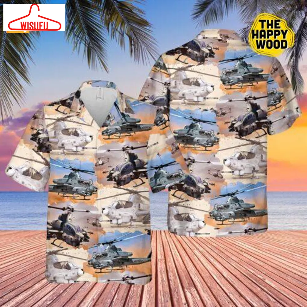Bell Viper Helicopter Hawaiian Shirt, New Fashion Gifts