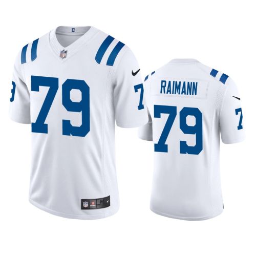 Bernhard Raimann 79 Indianapolis Colts White Vapor Jersey