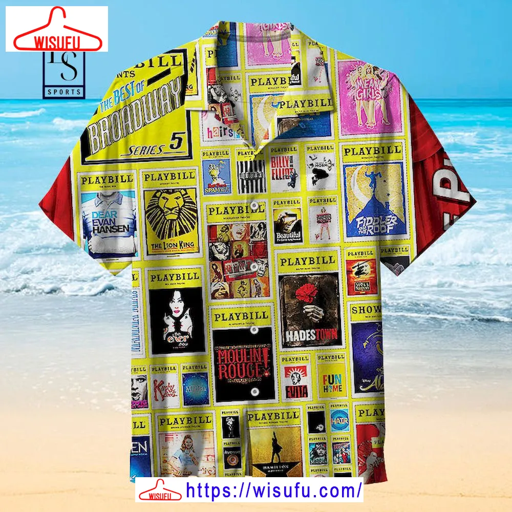 Best Of Broadway Play Bill Hawaiian Shirt, New Fashion Gifts