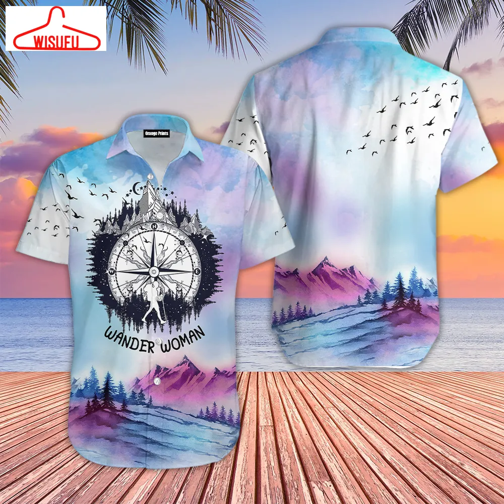 Best Trip Wander Woman Hawaiian Shirt - For Men & Women - Adult - Wt5483, New Hawaiian Holiday Outfits, New Fashion Gifts