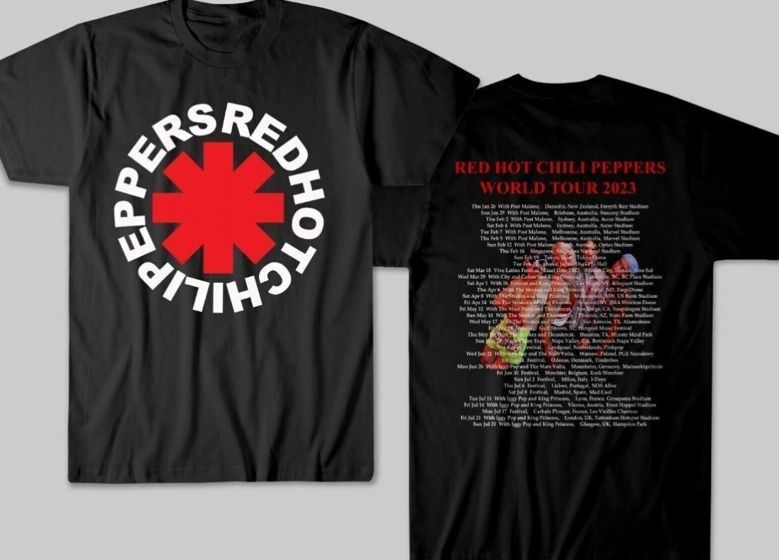 Best.. Red Hot Chili Peppers World Tour 2023 Shirt T-Shirt