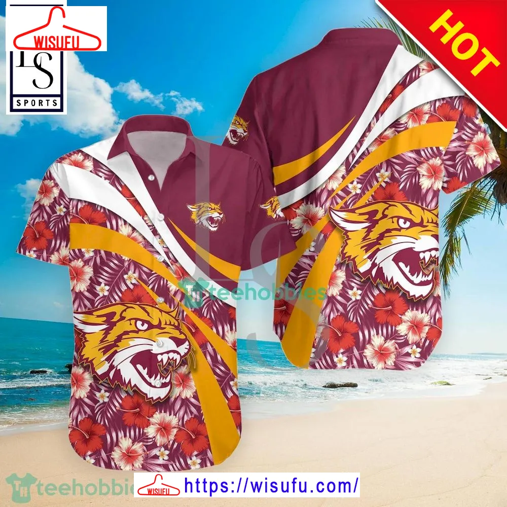 Bethune-cookman Wildcats N-caa Hibiscus Tropical Flower Hawaiian Shirt, New Fashion Gifts