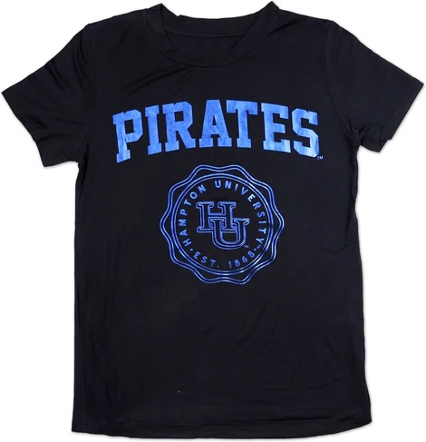 Big Boy Hampton Pirates S3 Ladies Jersey Tee [Black]