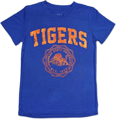 Big Boy Savannah State Tigers S3 Ladies Jersey Tee [Royal Blue]