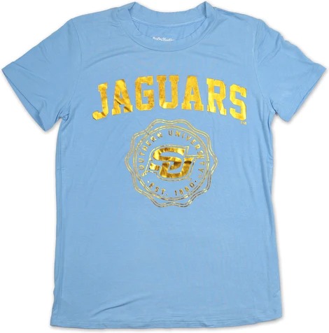 Big Boy Southern Jaguars S3 Ladies Jersey Tee [Sky Blue]