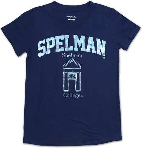 Big Boy Spelman College S3 Ladies Jersey Tee [Navy Blue]