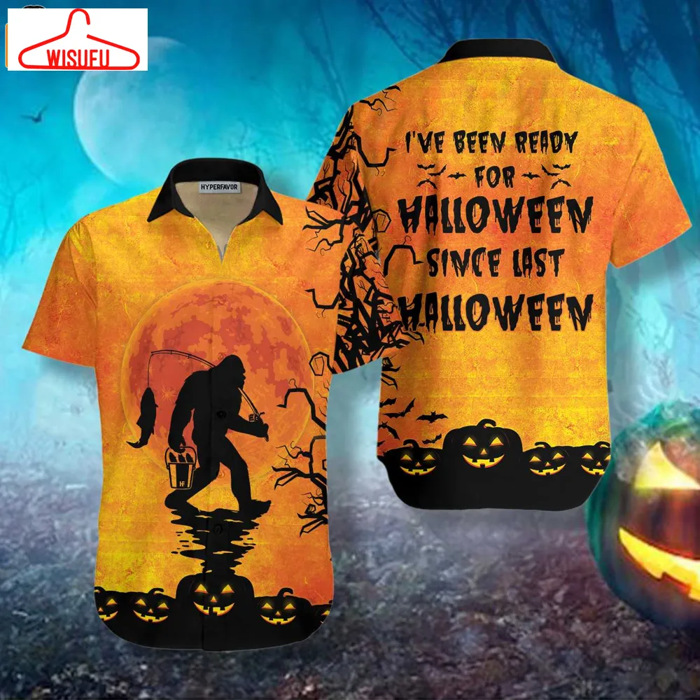 Big Foot Has Been Ready For Halloween Horror Hawaiian Shirt, New Fashion Gifts