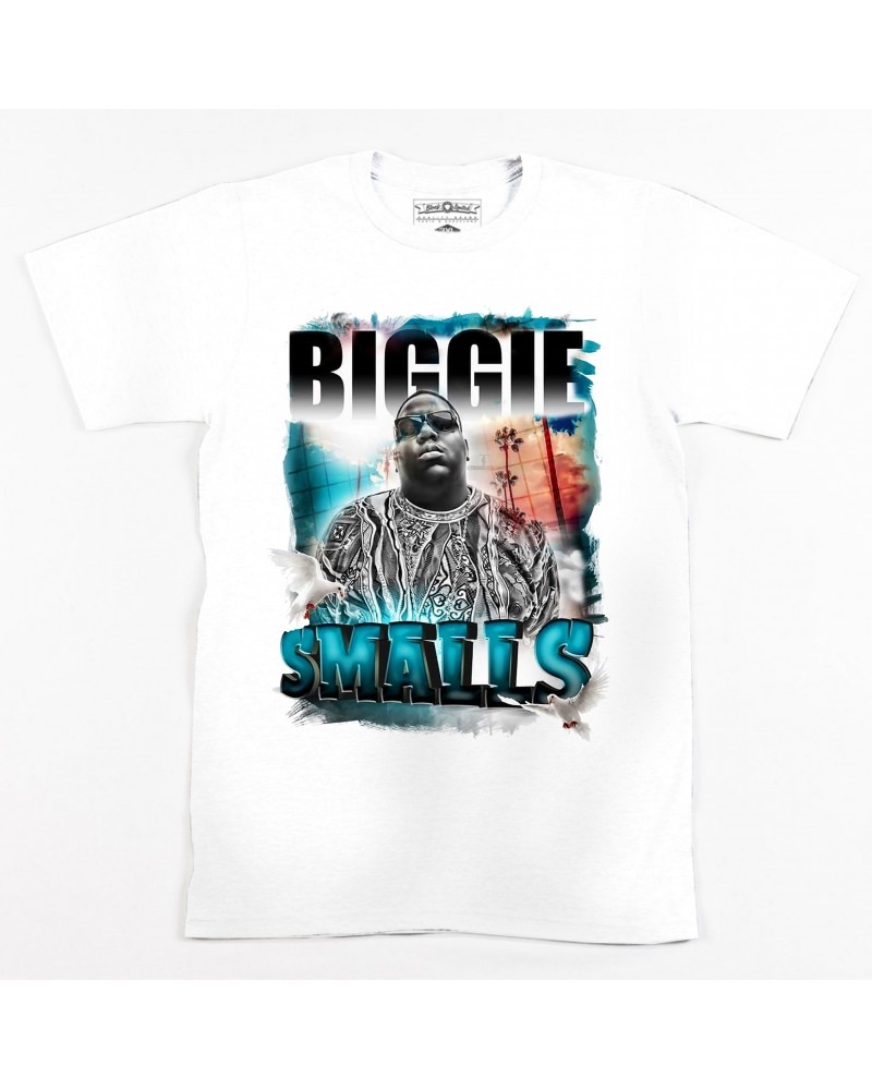 Biggie Smalls Back To Cali Tee - White