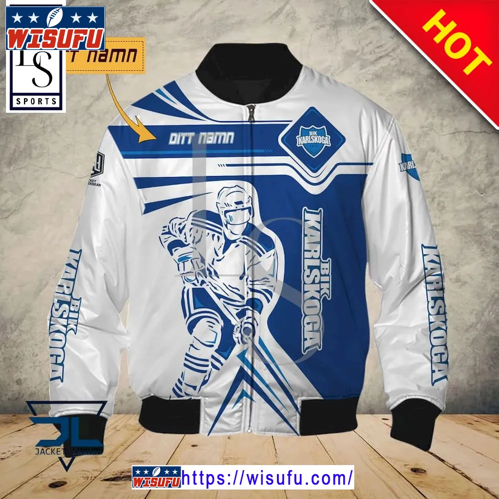 Bik Karlskoga Shl Personalized Bomber Jacket