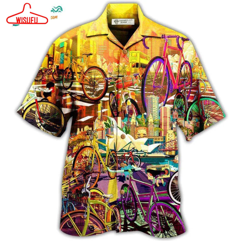 Bike Can Take Me Anywhere Hawaiian Shirt- Wisufu Aloha