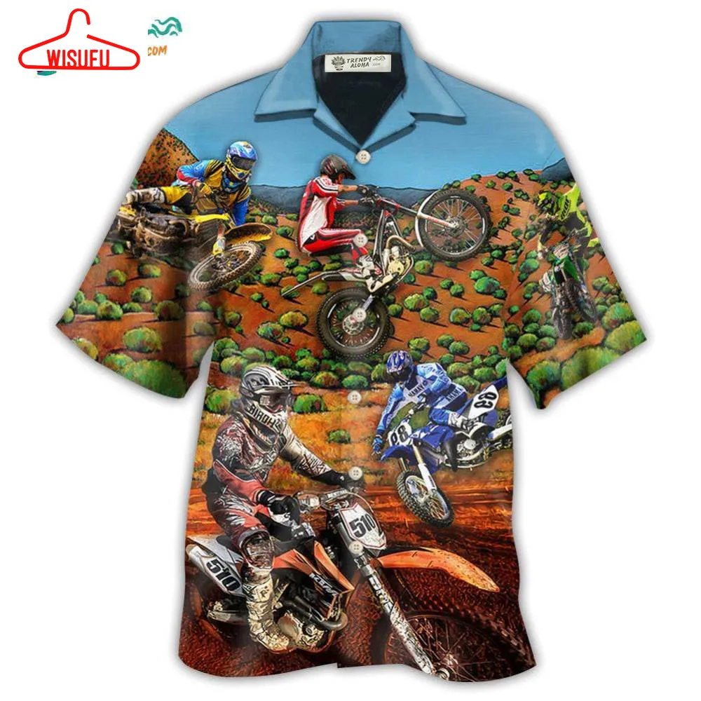 Bike Dirt Bike Cool Style Hawaiian Shirt- Wisufu Aloha