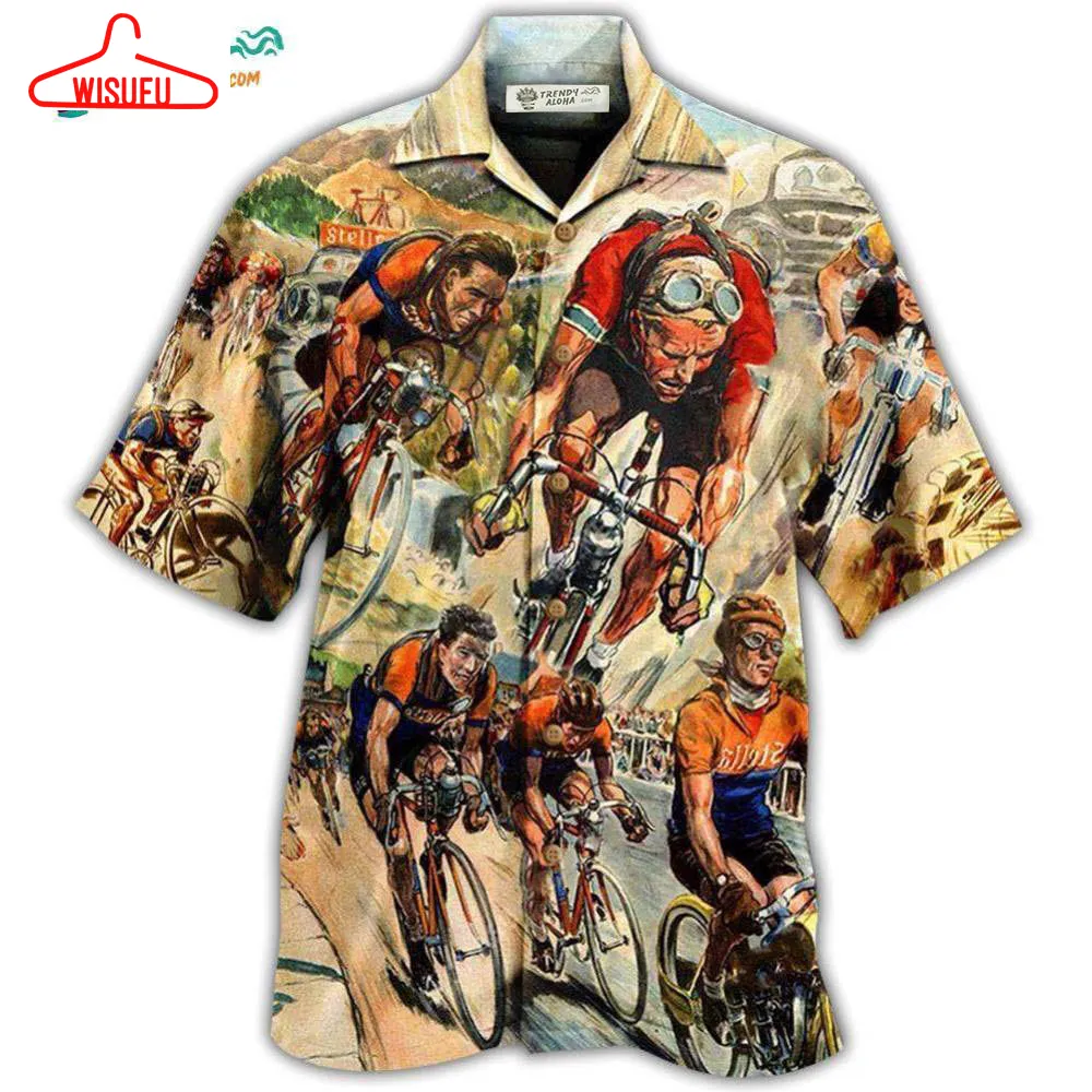 Bike Get Your Ride Bicycle Racing Hawaiian Shirt- Wisufu Aloha