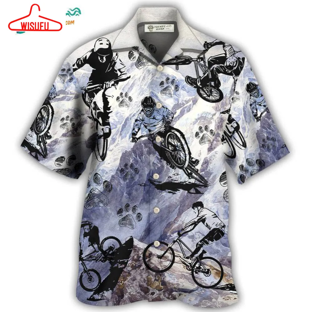 Bike I Like Dogs Hawaiian Shirt- Wisufu Aloha