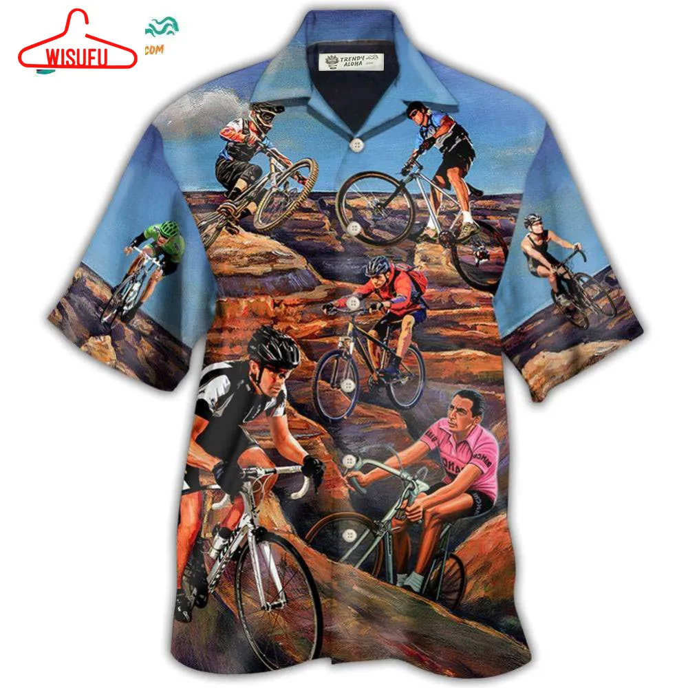 Bike Mountain Biking Hawaiian Shirt- Wisufu Aloha