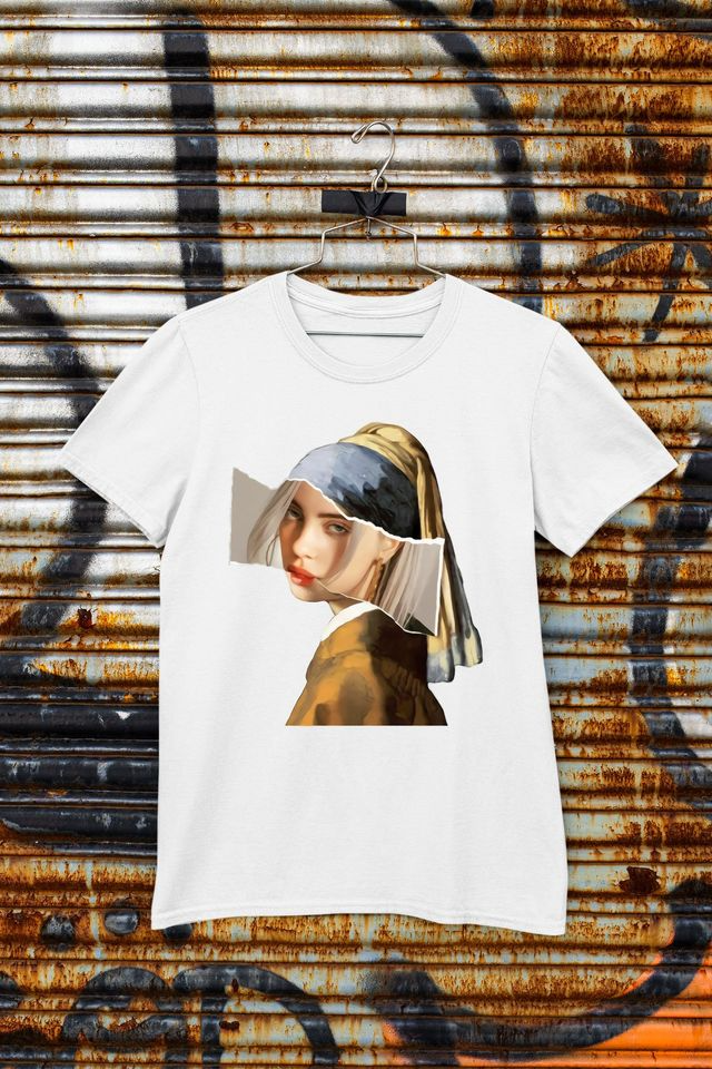 Billie Eilish - Vermeer Gyerek Gift T Shirt, Holiday T-Shirt