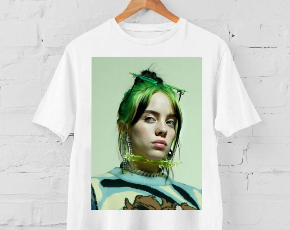 Billie Eilish Cute Tshirt, Love Eilish Tshirt, Singer Tshirt