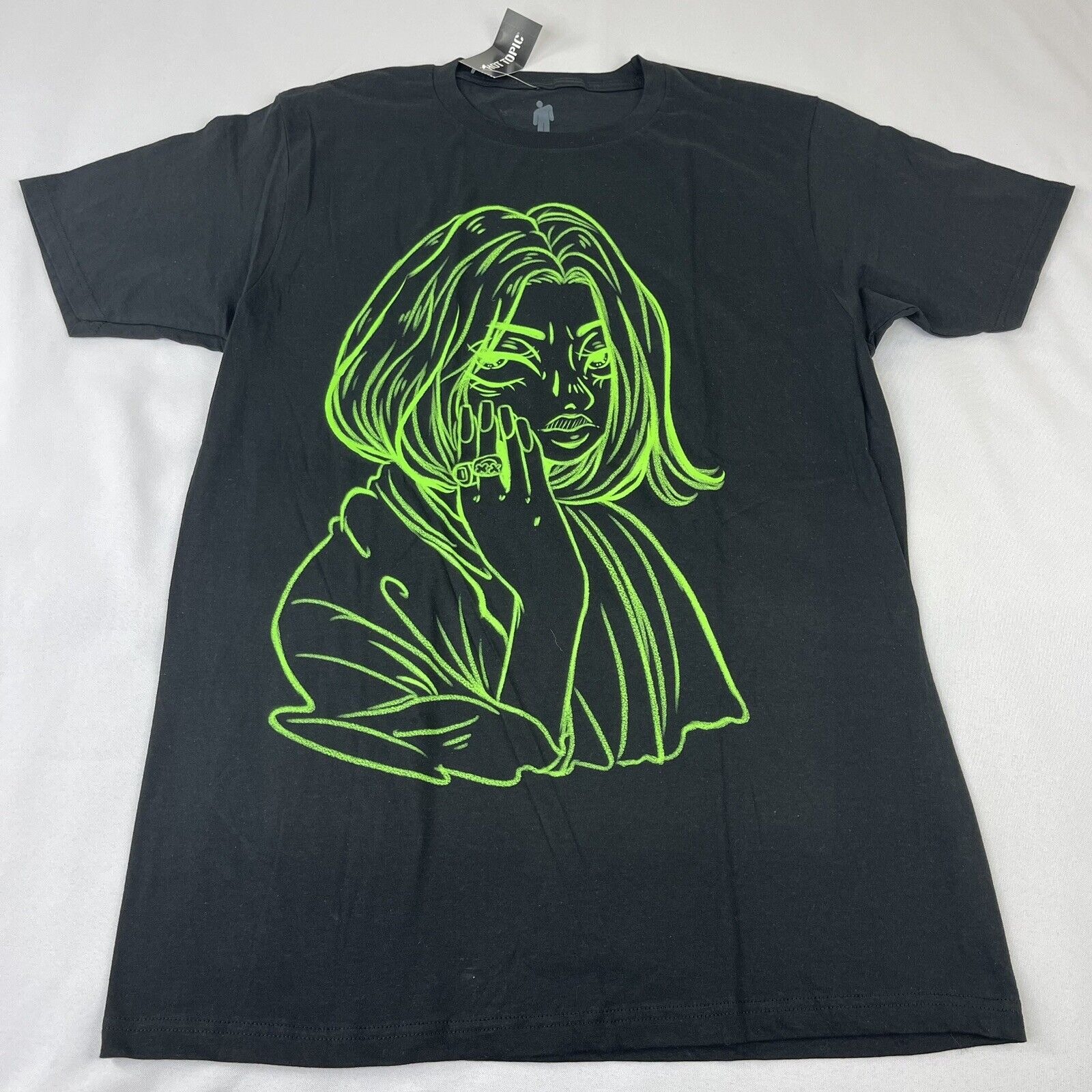 Billie Eilish Graphic T-Shirt Menâs Full Size