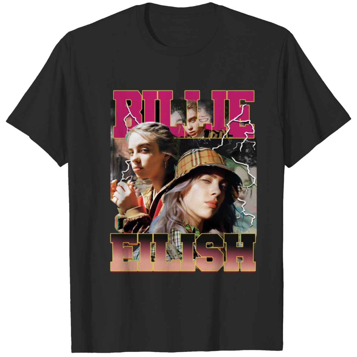 Billie Eilish T-Shirt, Bootleg concert T-Shirt, Rap Tee gift T-Shirt, Vintage T-Shirt