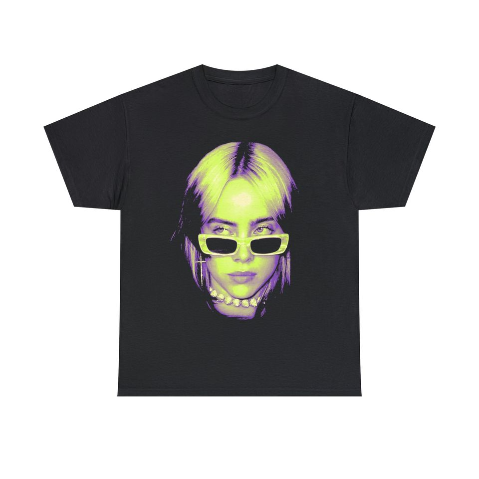 Billie Eilish Unisex Purple Yellow Design