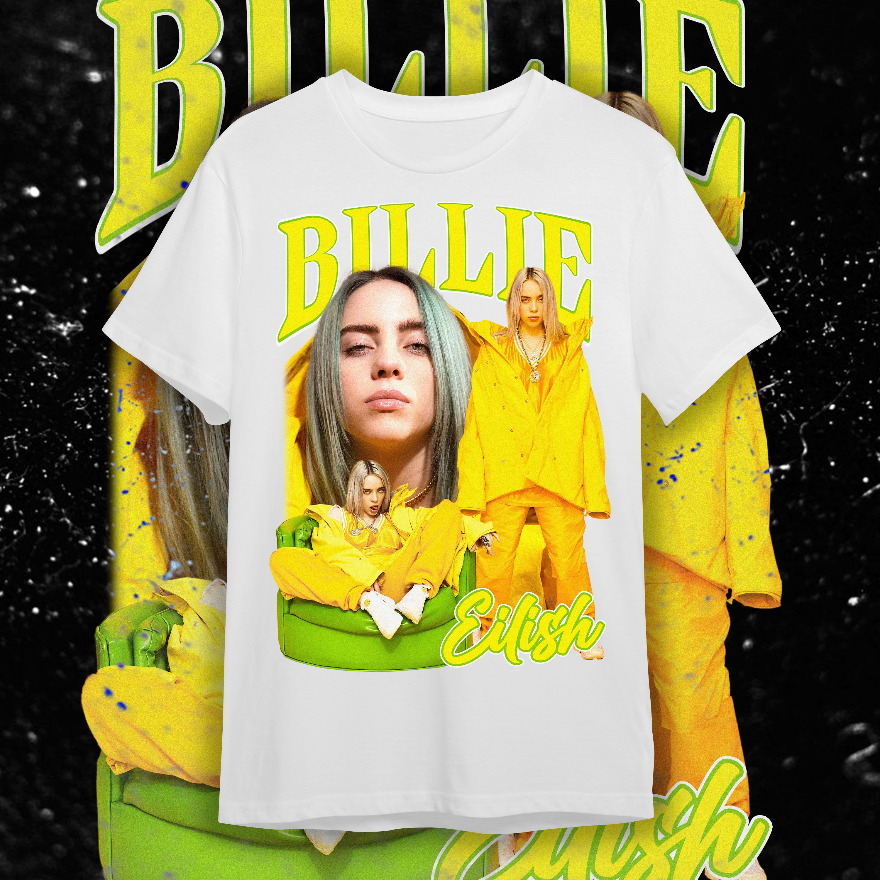 Billie Eilish unisex RAP Bootleg T-Shirt