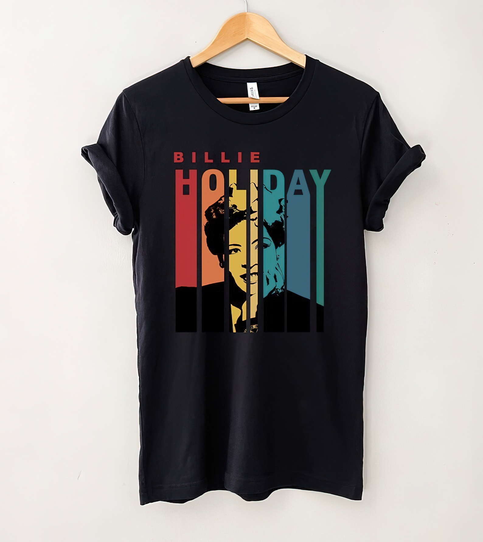 Billie Holiday Retro Vintage T-Shirt, Billie Holiday Shirt Gift, Music Shirt, Gift Tee For You And Friends-gigapixel-standard-scale-2_00x