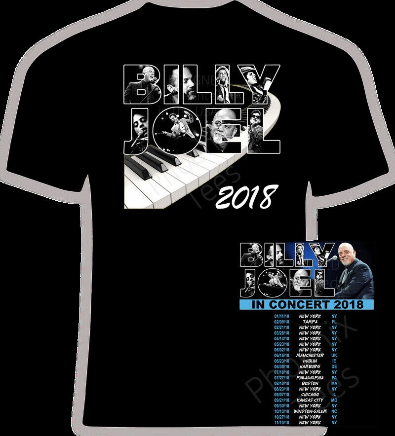 Billy Joel 2018 Concert Tour t shirt