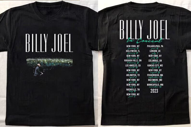 Billy Joel Concert Tour 2023 Shirt, Billy Joel T-shirt, Billy Joel Merch