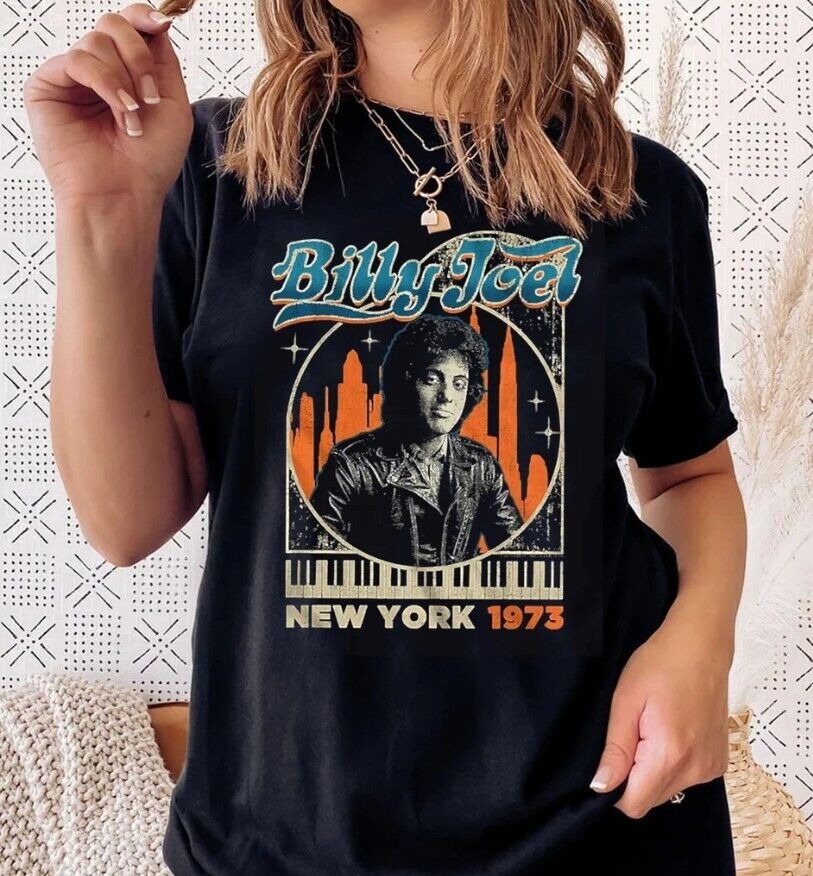 Billy Joel Shirt, Billy Joel New York 1973 shirt, remake shirt