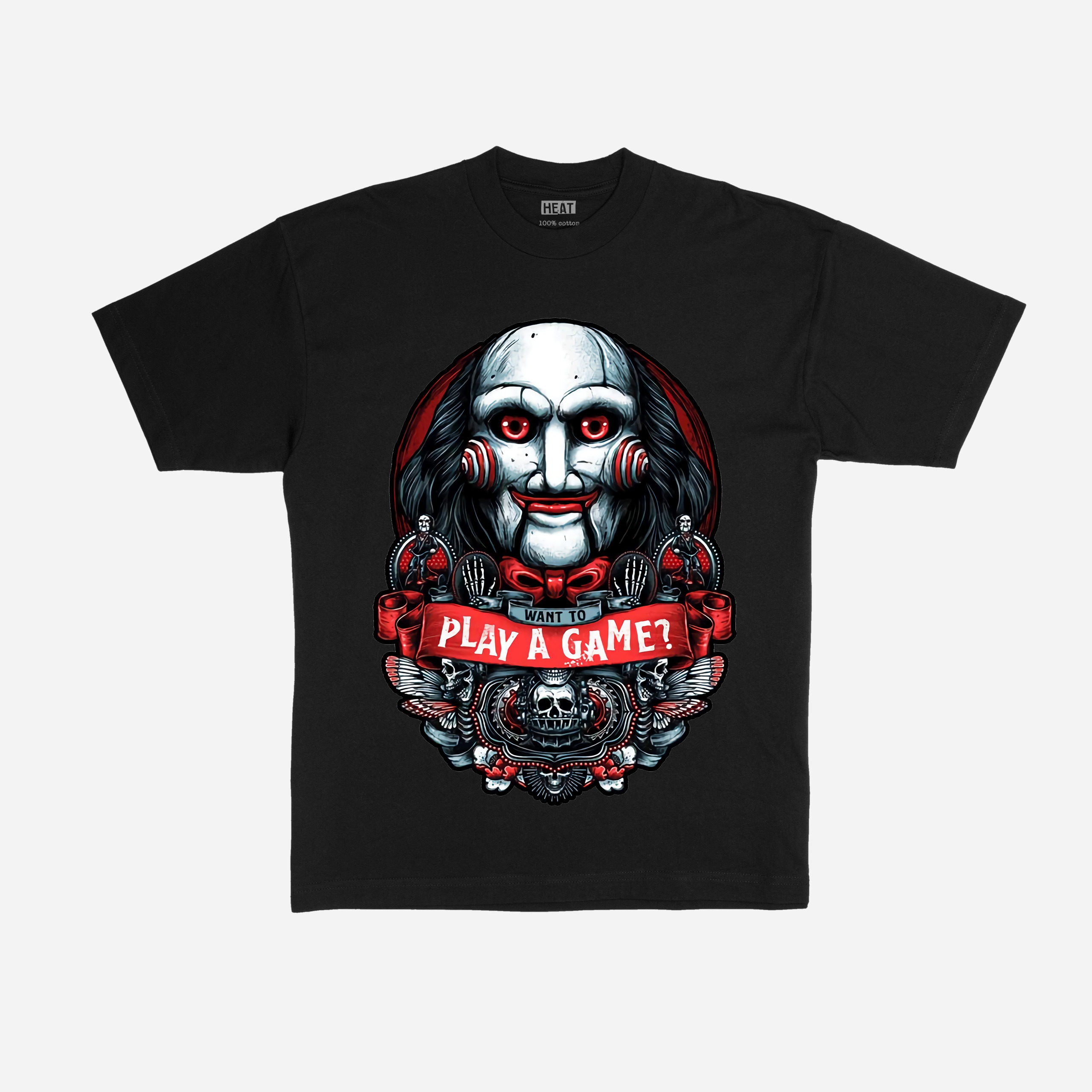 Billy The Puppet Play A Game Graphic T-Shirt